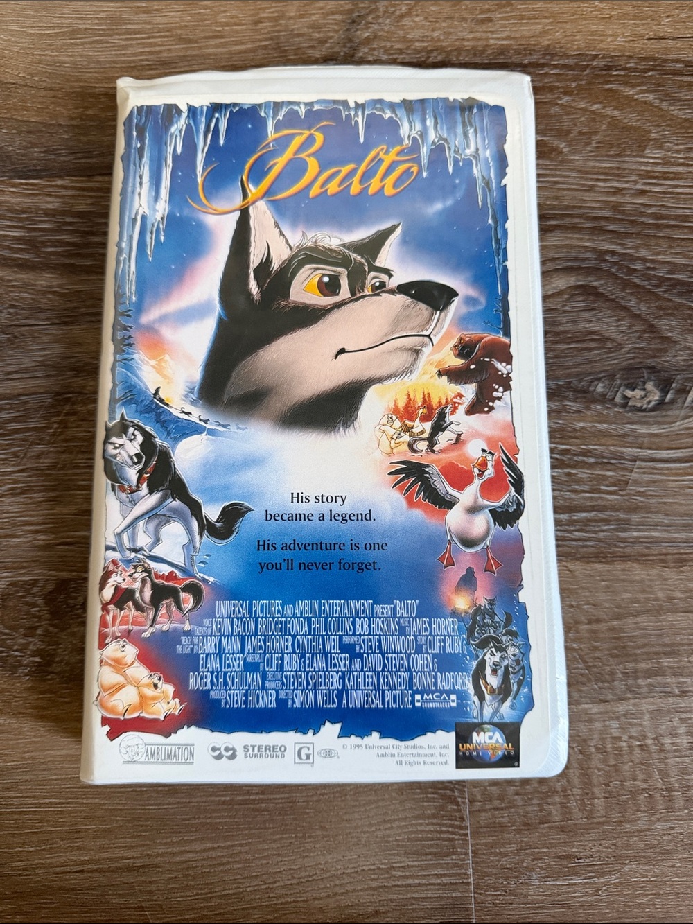 Balto White VHS Movie Tape - Balto (White)